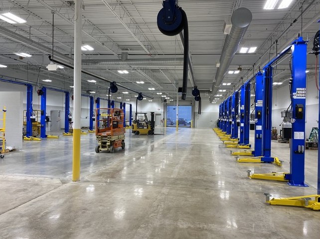 Industrial Interior Concrete Sealing Floor